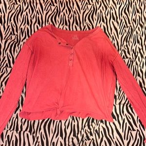 aerie xs crop long sleeve